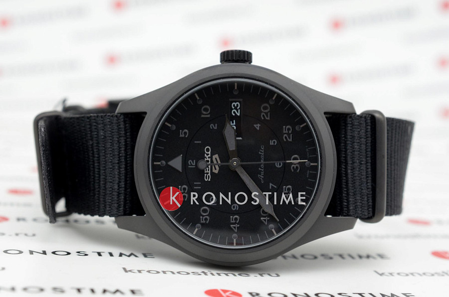 Часы Seiko 5 Sports The Stealth SRPJ11K1 — механические, металл сталь