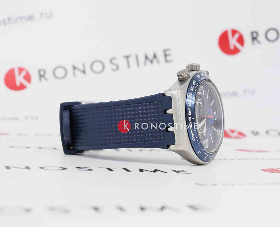 Часы Swatch I New Chrono YVS454 — резина, мужские