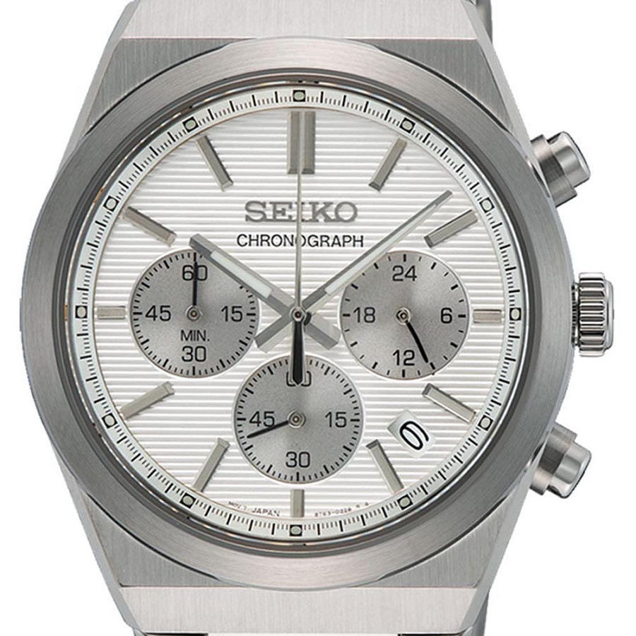 Часы Seiko Discover More SSB451P1 — мужские, нержавеющая сталь