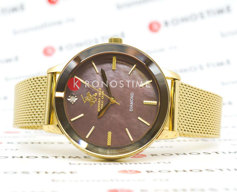 Часы Beverly Hills Polo Club BP3734C.160 — кварцевые, металл сталь