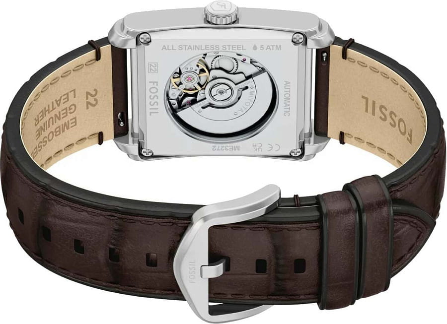 Часы Fossil Carraway ME3272 — кожаный, мужские