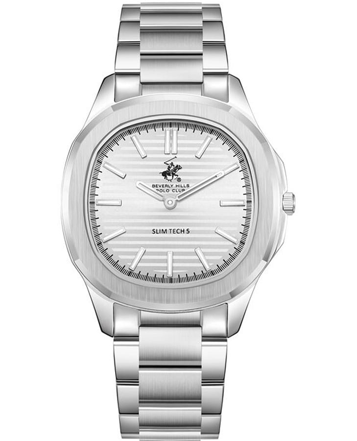 Часы Beverly Hills Polo Club BP3906X.330 — мужские, серебристый