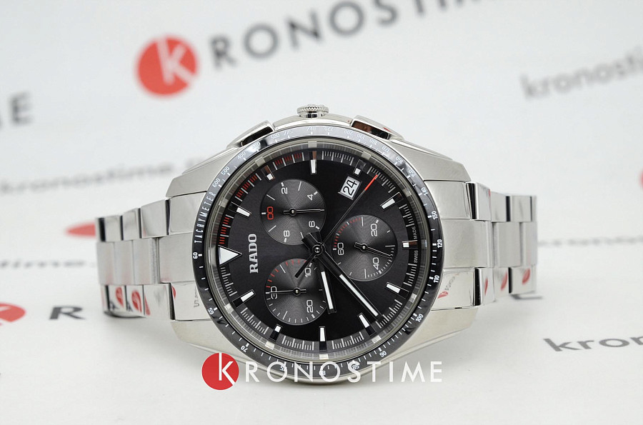 Часы Rado Hyperchrome Chronograph R32259153 — кварцевые, металл сталь керамика