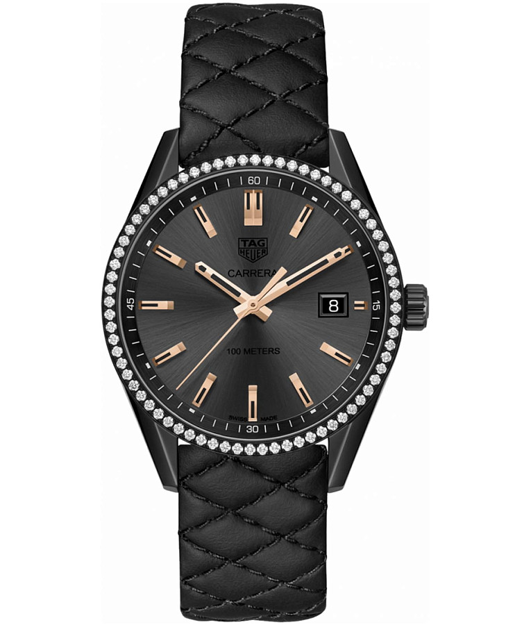 Часы TAG Heuer Carrera WAR1115.FC6392 — женские, черный