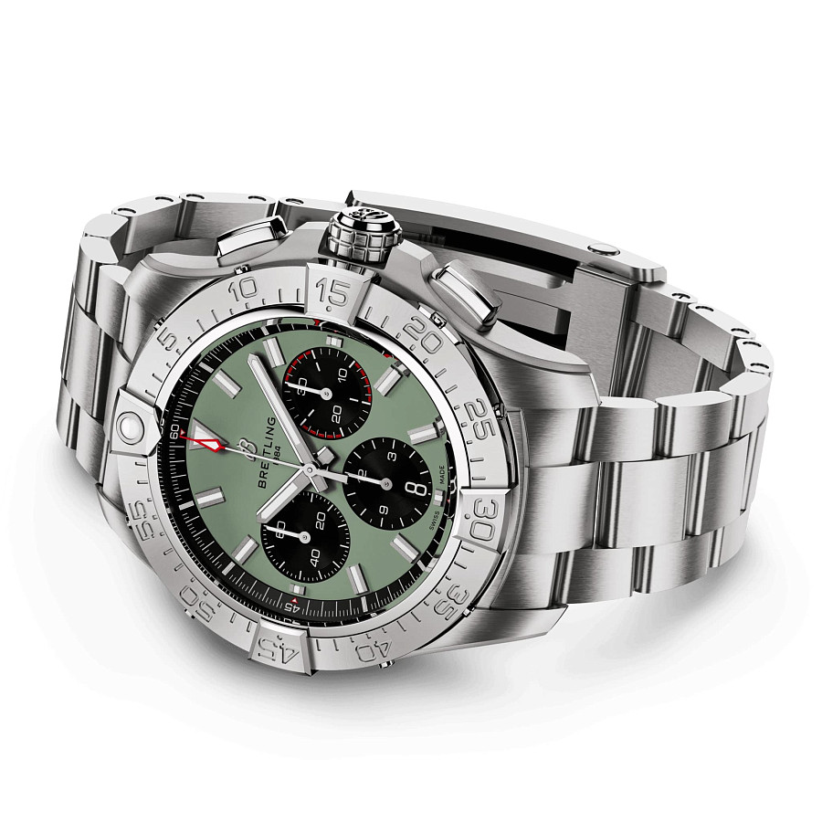 Часы Breitling Avenger B01 Chronograph 44 AB0147101L1A1 — металл сталь, Швейцария