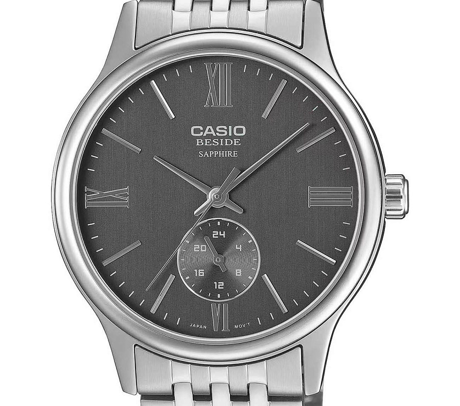 Часы Casio Collection Beside BMS-100D-8A — кварцевые, сталь металл