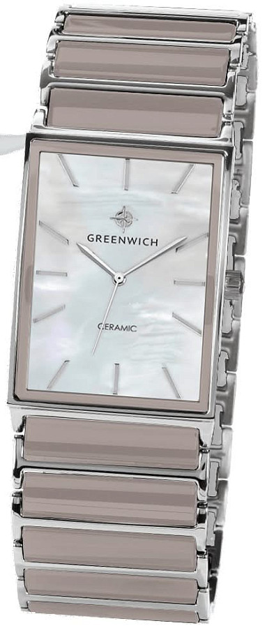 Часы Greenwich Electra GW 521.10.35 — кварцевые, металл керамика сталь