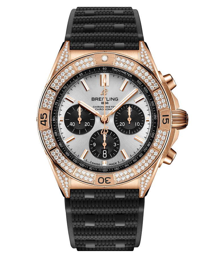 Часы Breitling Chronomat B01 42 RB0134721G1S2 — мужские, серый