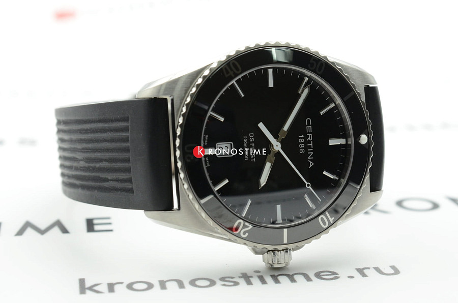 Часы Certina DS First C014.410.17.051.00 — кварцевые, керамика металл сталь
