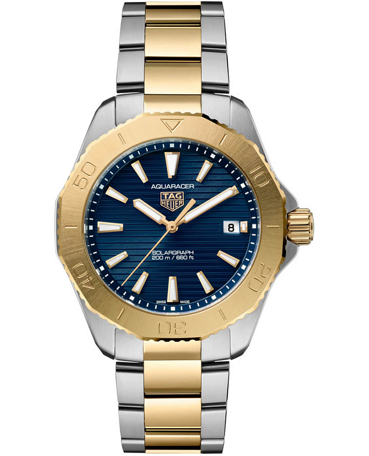 Часы TAG Heuer Aquaracer Professional 200 Solargraph WBP1120.BB0002 — мужские, синий