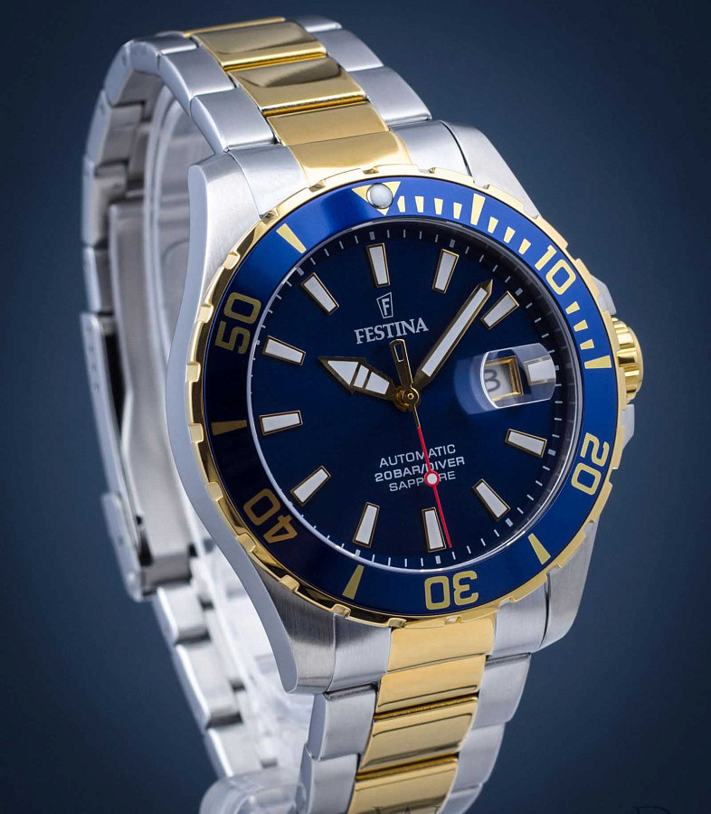 Часы Festina Automatic F20532/1 — сталь металл, Испания
