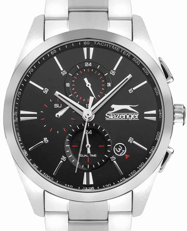 Часы Slazenger SL.09.2215.2.02 — кварцевые, металл сталь