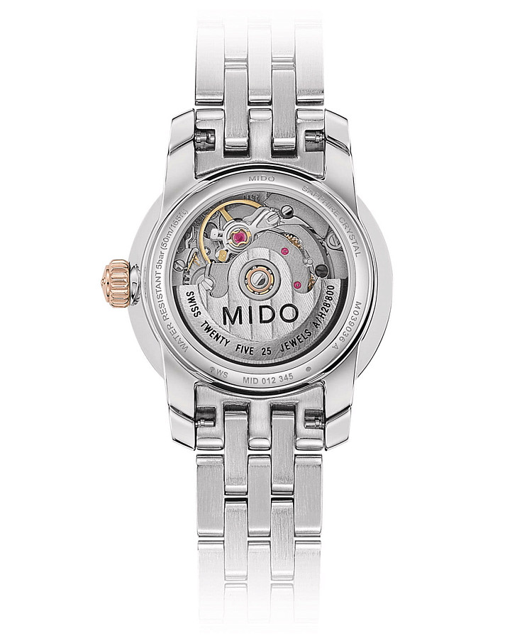 Часы Mido Baroncelli Lady Twenty Five M039.007.22.106.00 — механические, металл сталь