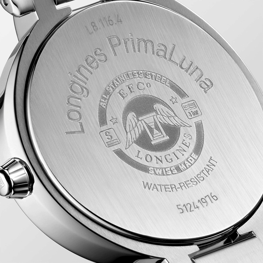 Часы Longines PrimaLuna L8.116.4.87.6 — металл сталь, Швейцария