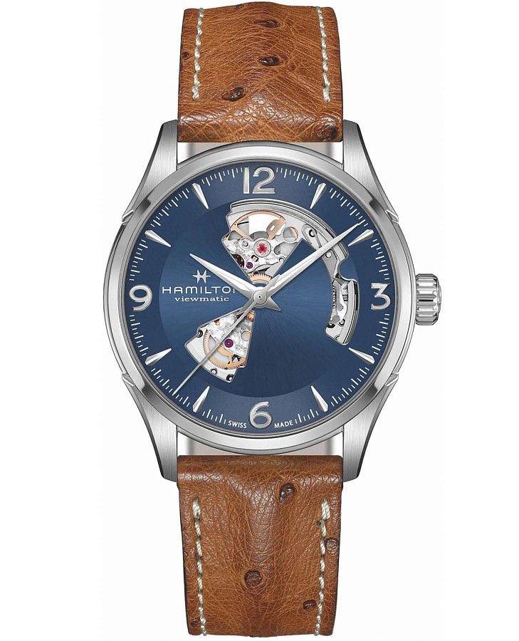Часы Hamilton Jazzmaster Open Heart Auto H32705041 — женские, синий