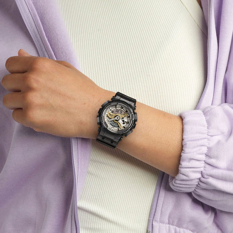 Часы Casio G-Shock GMA-S110GS-8ADR (GMA-S110GS-8A) — электронные, пластик