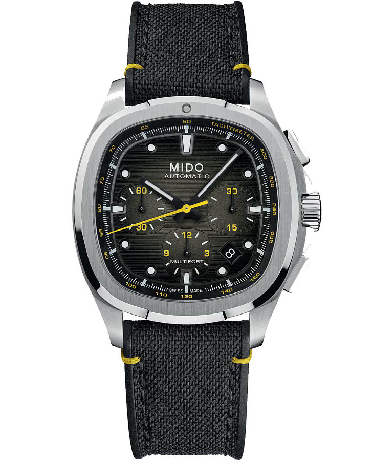 Часы Mido Multifort TV Chronograph M049.527.11.081.00 — механические, сталь металл