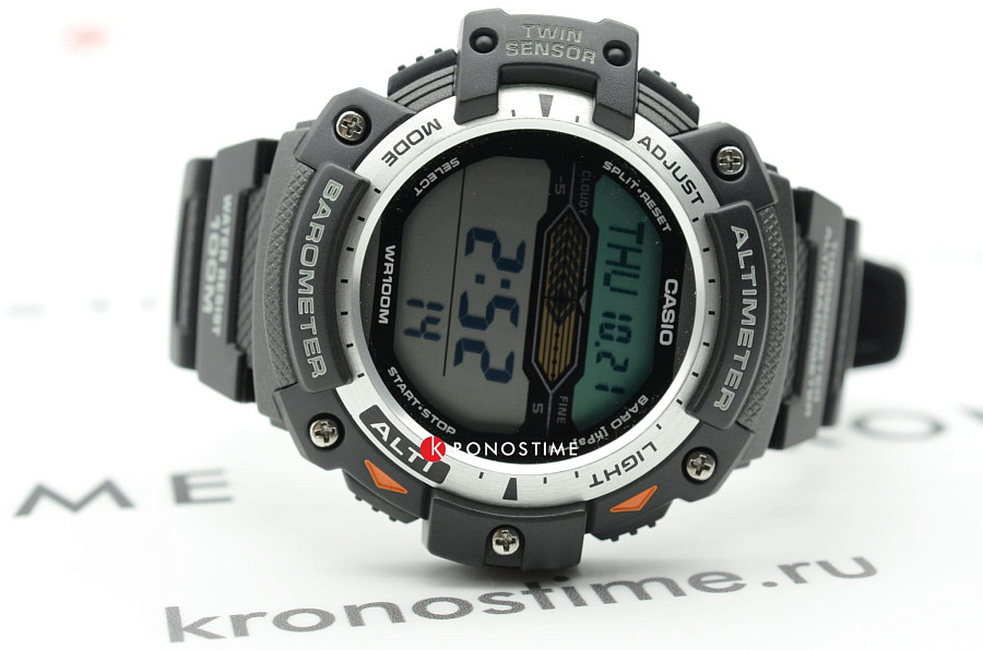 Часы Casio Collection SGW-300H-1A — электронные, металл сталь пластик