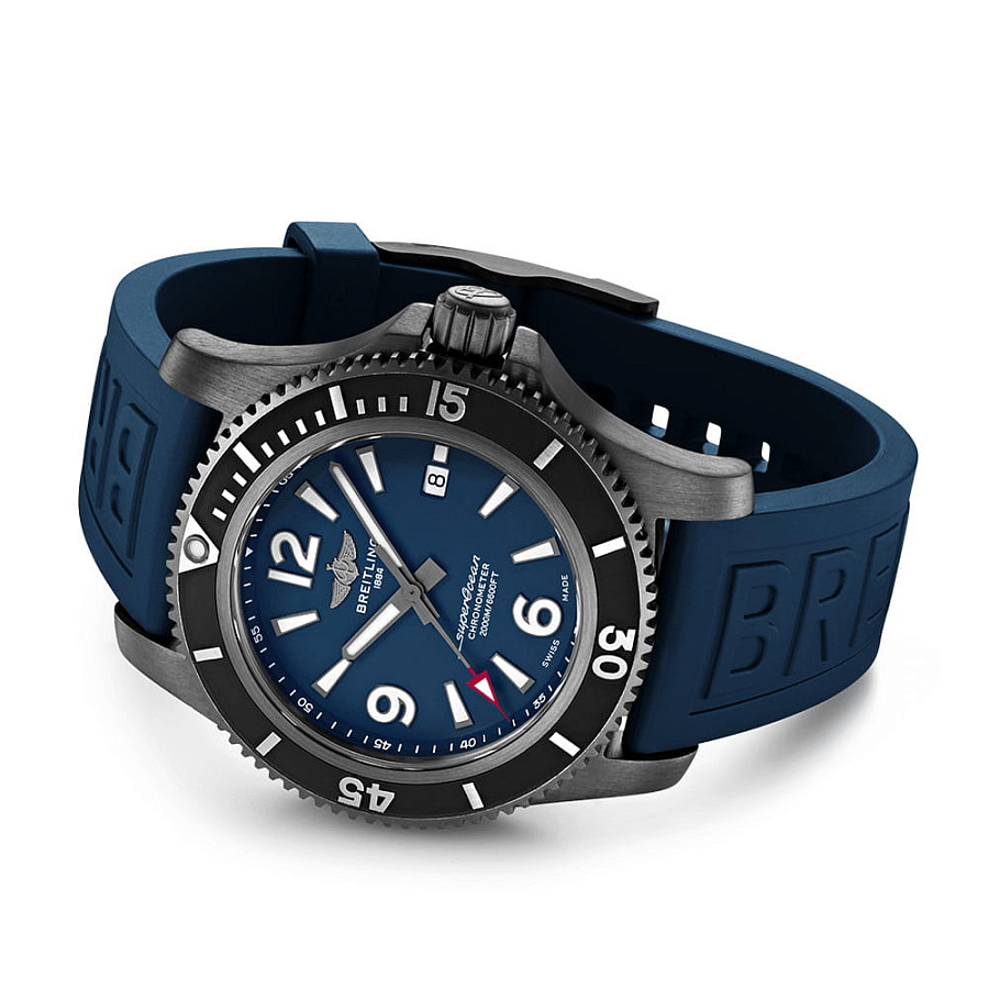 Часы Breitling Superocean Automatic 46 Black Steel M17368D71C1S2 — сталь металл, Швейцария