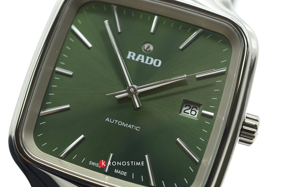 Часы Rado True Square Automatic R27077312 — зеленый, керамика