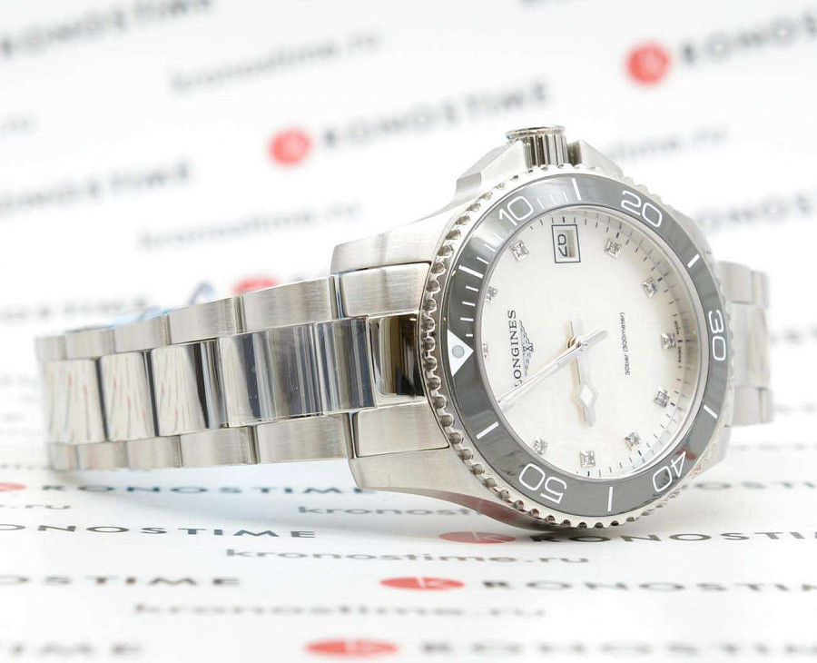 Часы Longines HydroConquest L3.370.4.87.6 — нержавеющая сталь, женские