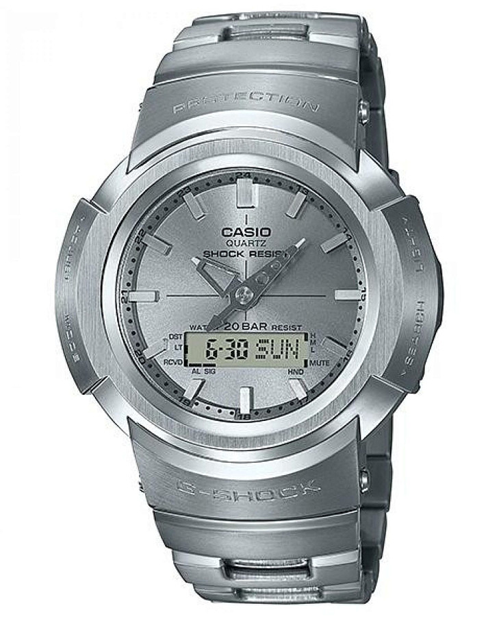 Часы Casio G-Shock AWM-500D-1A8DR (AWM-500D-1A8) — мужские, серебристый