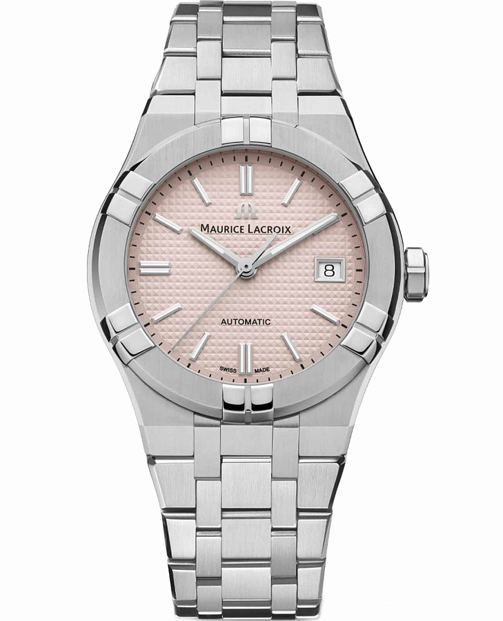 Часы Maurice Lacroix Aikon Automatic AI6007-SS00F-530-E — женские, розовый