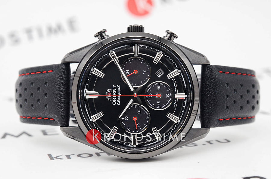 Часы Orient Chronograph RA-TX0309B (RN-TX0309B) — сталь металл, Япония