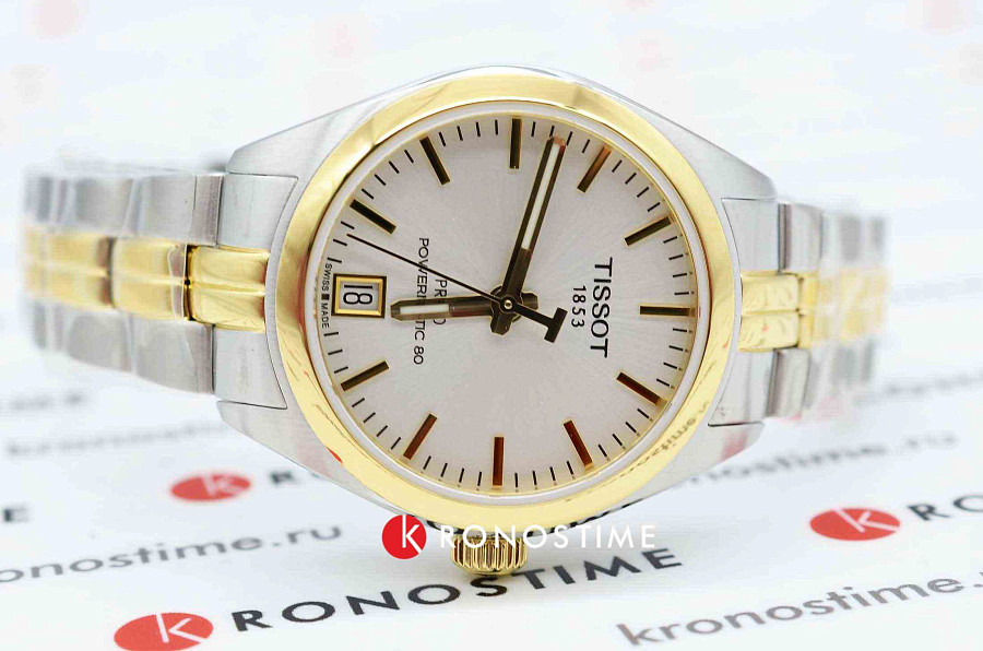 Часы Tissot PR 100 Powermatic 80 Lady T101.207.22.031.00 — механические, сталь металл