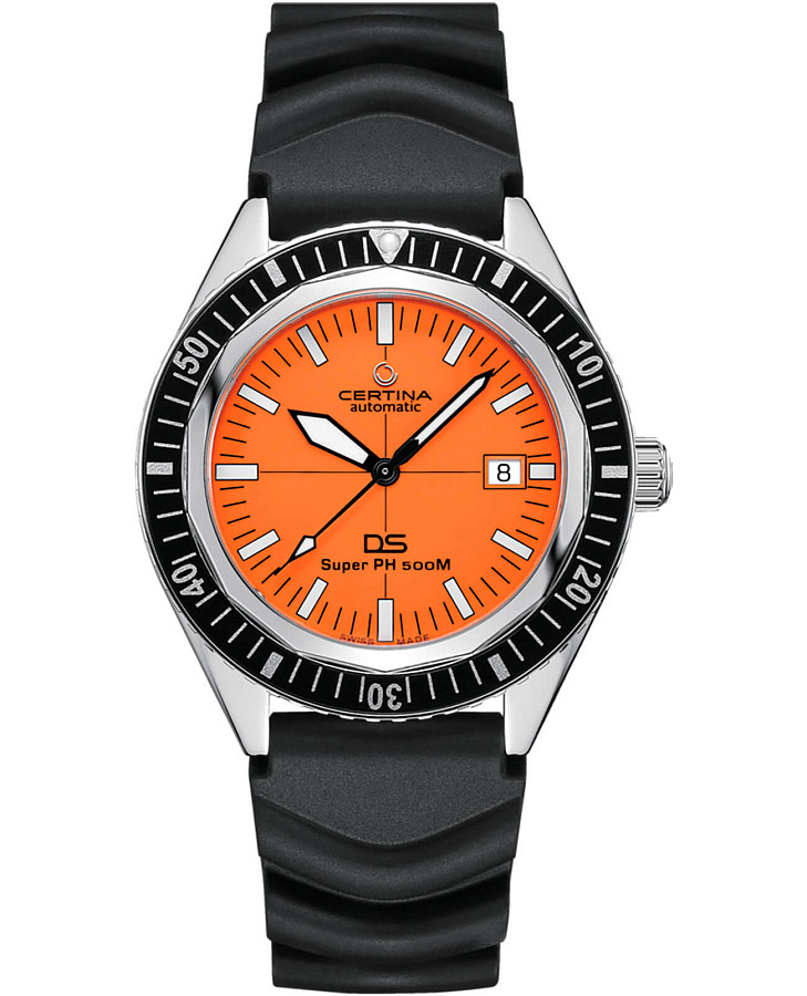 Часы Certina DS Super PH500M C037.407.17.280.10 — мужские, оранжевый