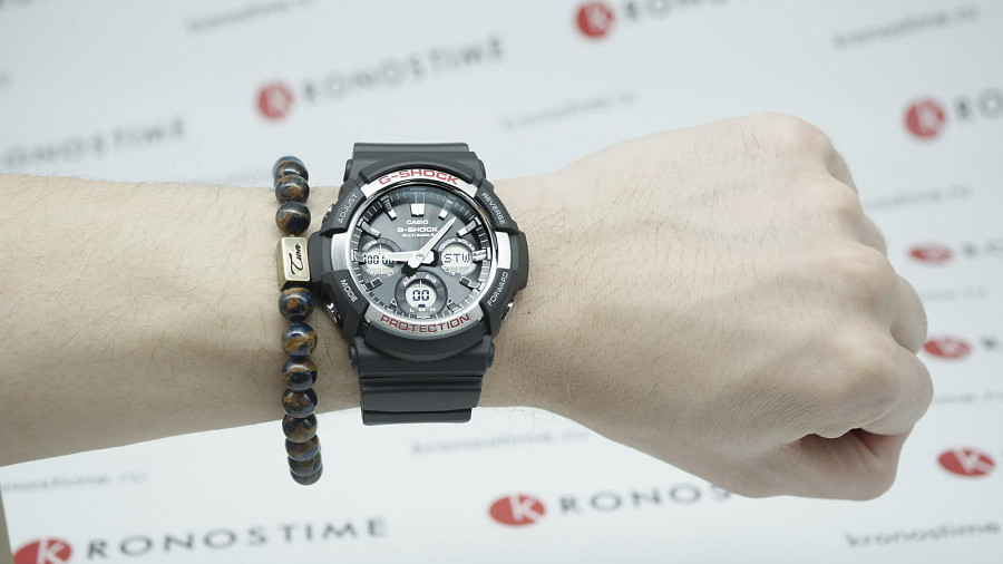 Часы Casio G-Shock GAW-100-1A — мужские, электронные