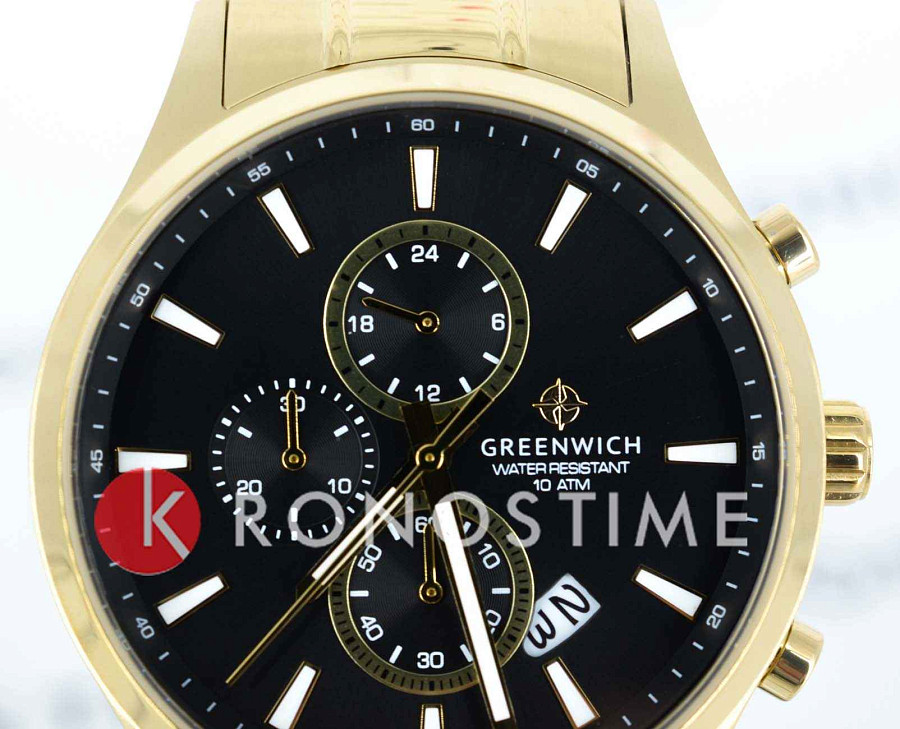 Часы Greenwich Navigator GW 053.20.31 — металл сталь, Англия