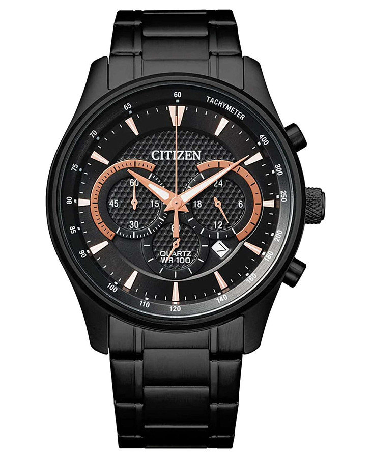Часы Citizen Chronograph AN8195-58E — мужские, черный