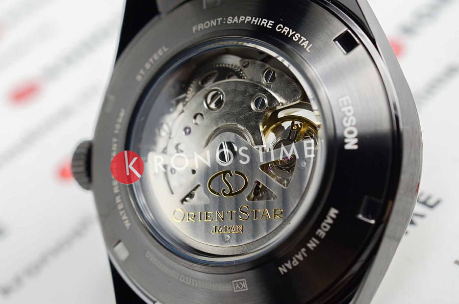 Часы Orient Star RE-AV0130G — мужские, нержавеющая сталь с pvd-покрытием