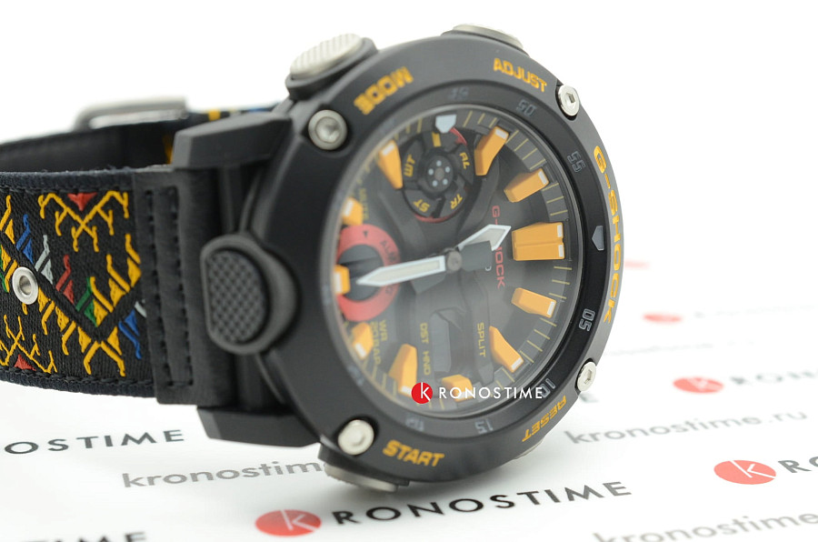 Часы Casio G-Shock GA-2000BT-1A — электронные, карбон