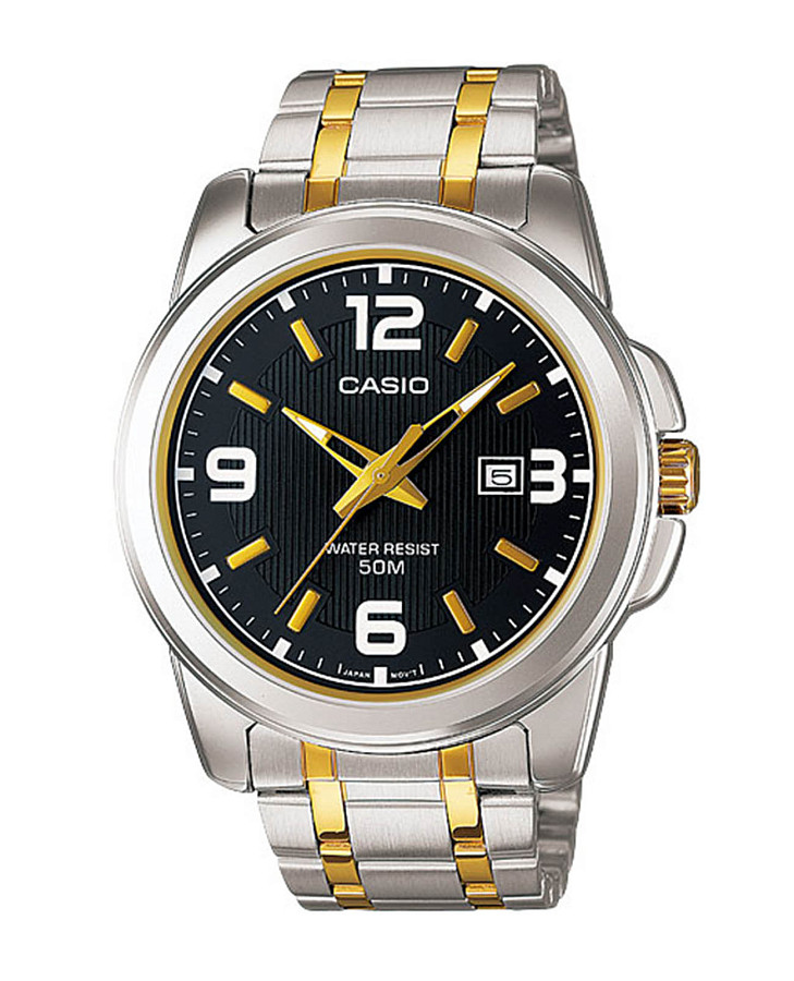Часы Casio Collection MTP-1314SG-1AVDF (MTP-1314SG-1A) — мужские, черный