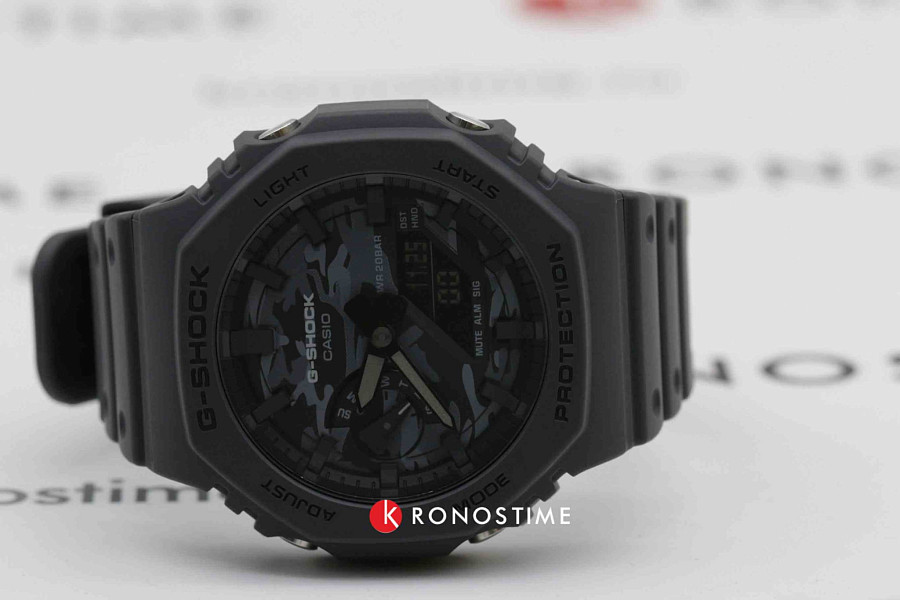 Часы Casio G-Shock GA-2100CA-8A — мужские, серый