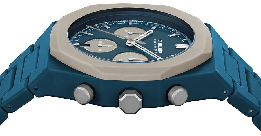 Часы D1 Milano Polychrono PHBJ06 — кварцевые, пластик