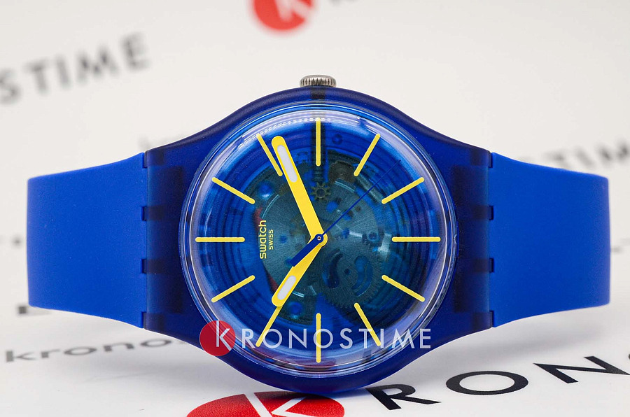 Часы Swatch Rvealed In The Depths SO29I100 — кварцевые, пластик