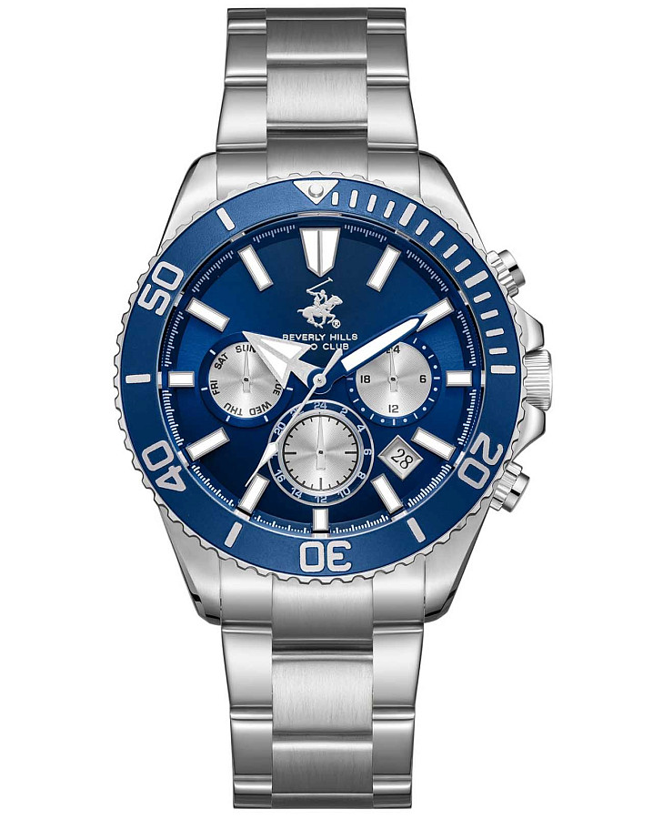 Часы Beverly Hills Polo Club BP3721X.390 — мужские, синий