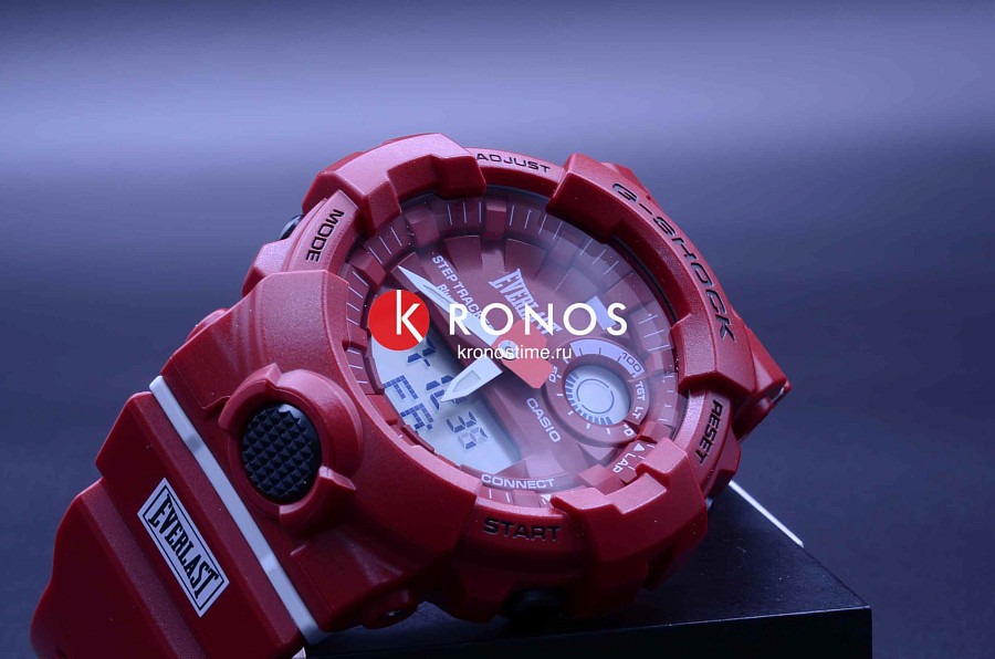 Часы Casio G-Shock GBA-800EL-4A — пластик, красный