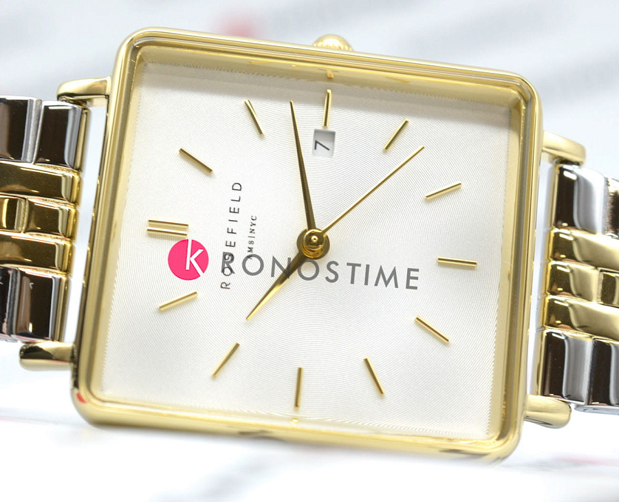 Часы Rosefield The Boxy QVSGD-Q013 — сталь c pvd покрытием, женские