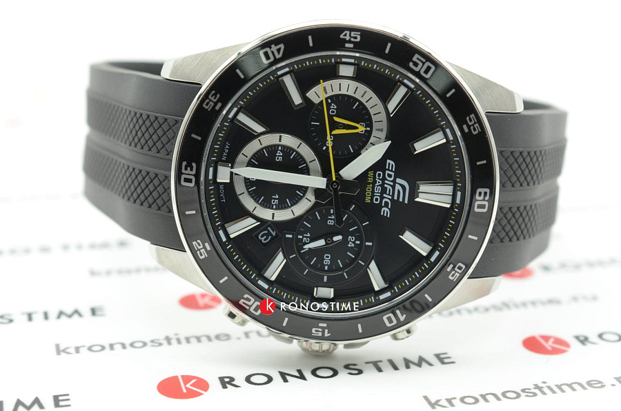 Часы Casio Edifice EFV-570P-1A — каучук, мужские