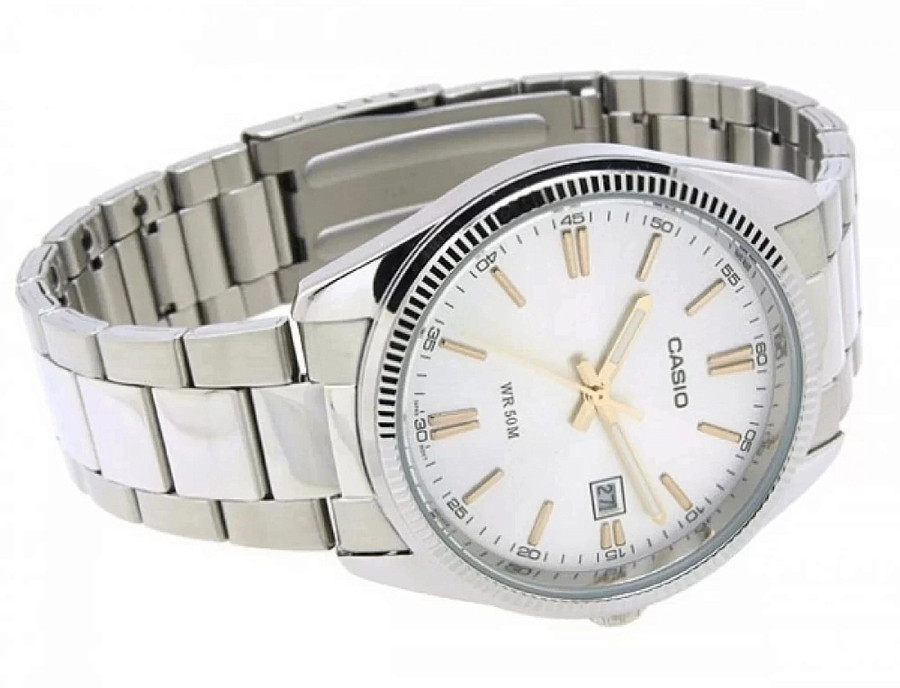 Часы Casio Collection MTP-1302D-7A2VDF (MTP-1302D-7A2) — серебристый, кварцевые