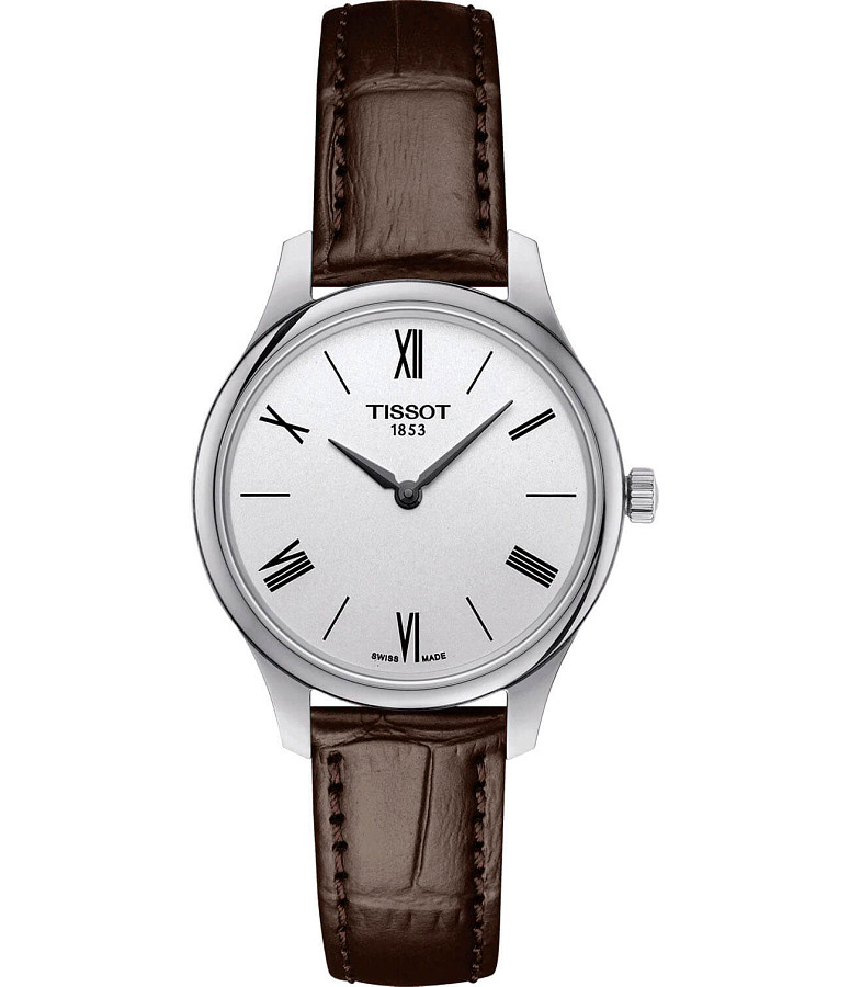 Часы Tissot Tradition 5.5 Lady T063.209.16.038.00 — женские, серебристый