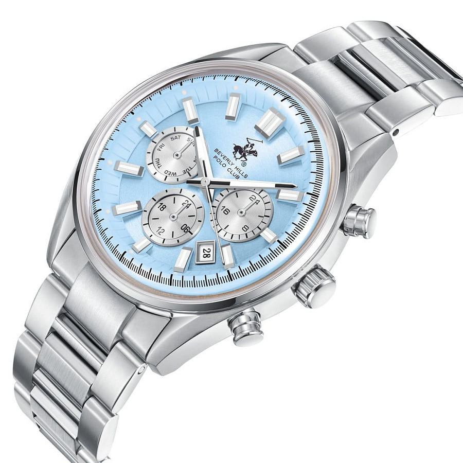 Часы Beverly Hills Polo Club BP3781X.300 — кварцевые, металл сталь