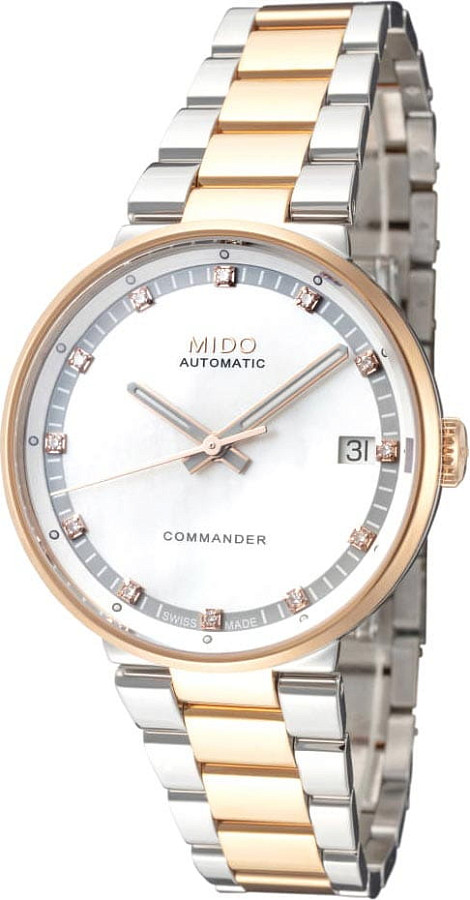 Часы Mido Commander M014.207.22.116.80 — механические, сталь металл