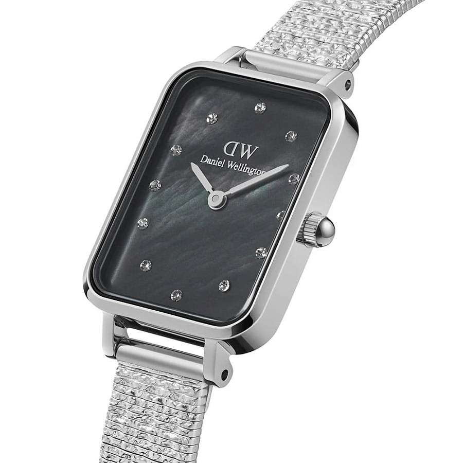 Часы Daniel Wellington Quadro DW00100581 — кварцевые, сталь металл
