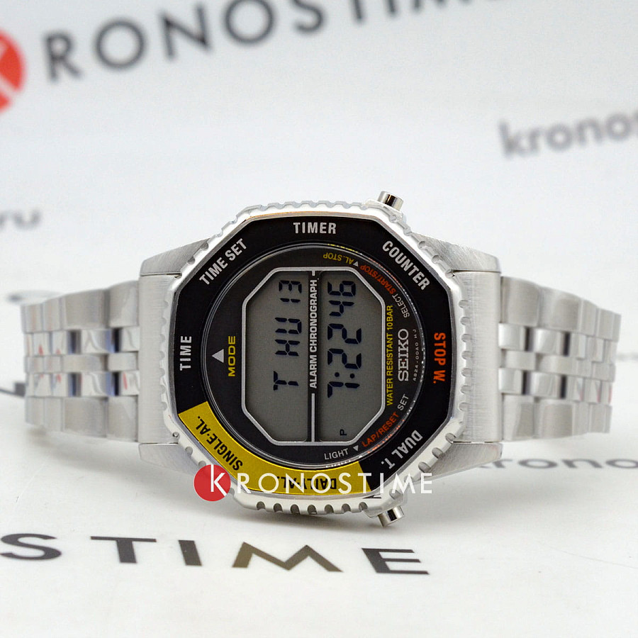 Часы Seiko Rotocall Digital SMGG17P1 — кварцевые, металл сталь