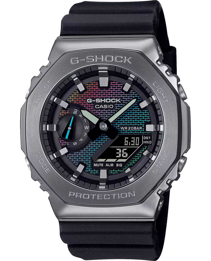 Часы Casio G-Shock GM-2100BRW-1A — мужские, цветной